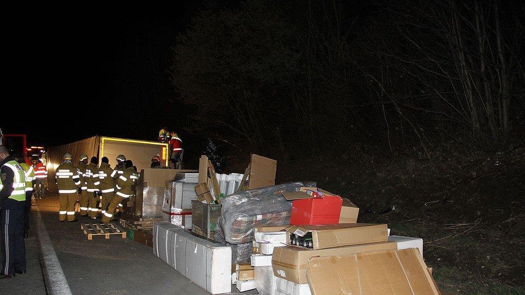 Lkw-Unfall auf A1