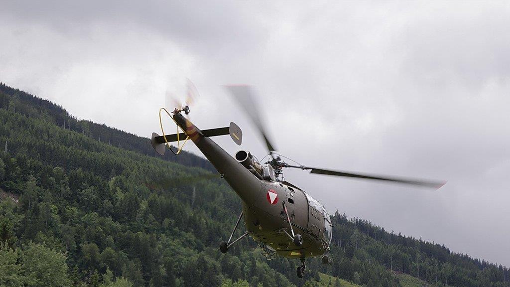 Hubschrauber im Einsatz