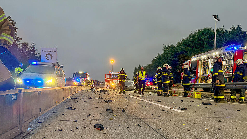 Geisterfahrerunfall fordert zwei Schwerverletzte auf A1 zwischen Thalgau und Mondsee