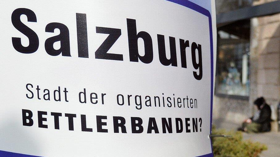 Wahlplakate in der Stadt Salzburg