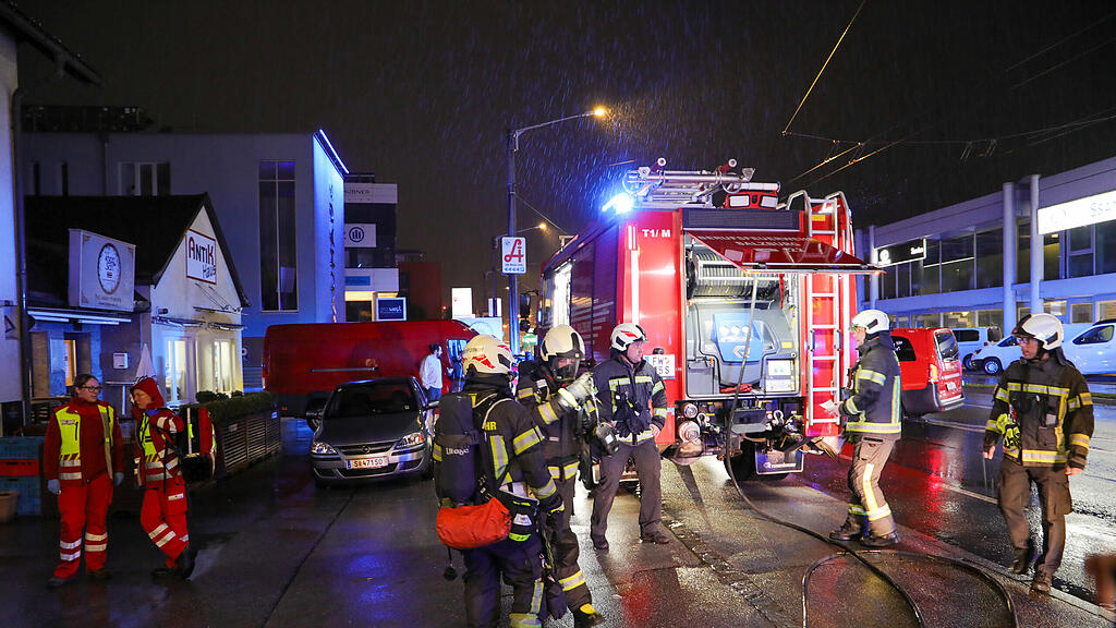 Küchenbrand in der Stadt Salzburg