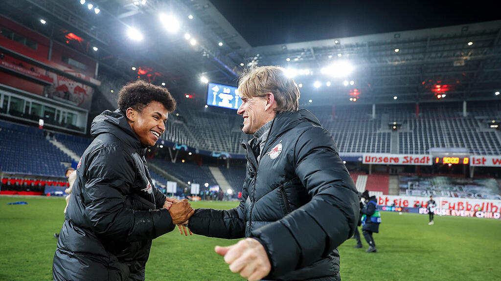 Salzburg, Sevilla, Champions League, feiern, Adeyemi, Freund