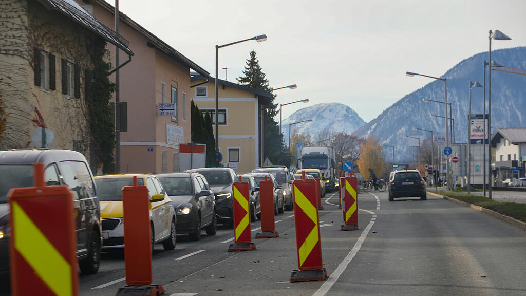 Fernwärme-Baustelle, Wals