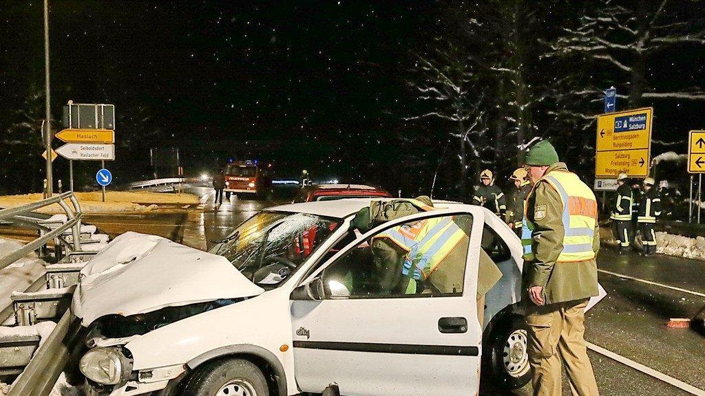 Schwerer Crash auf B306