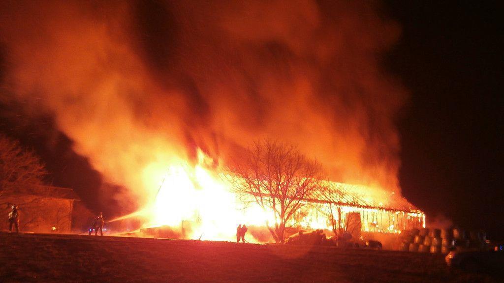 Großbrand bei Bauer in Seekirchen I