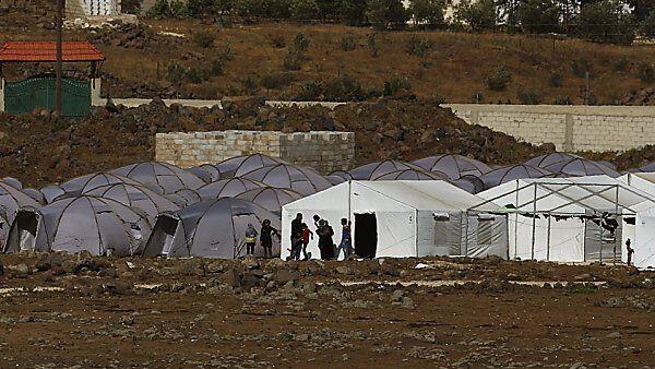 Flüchtlingslager auf den Golan-Höhen