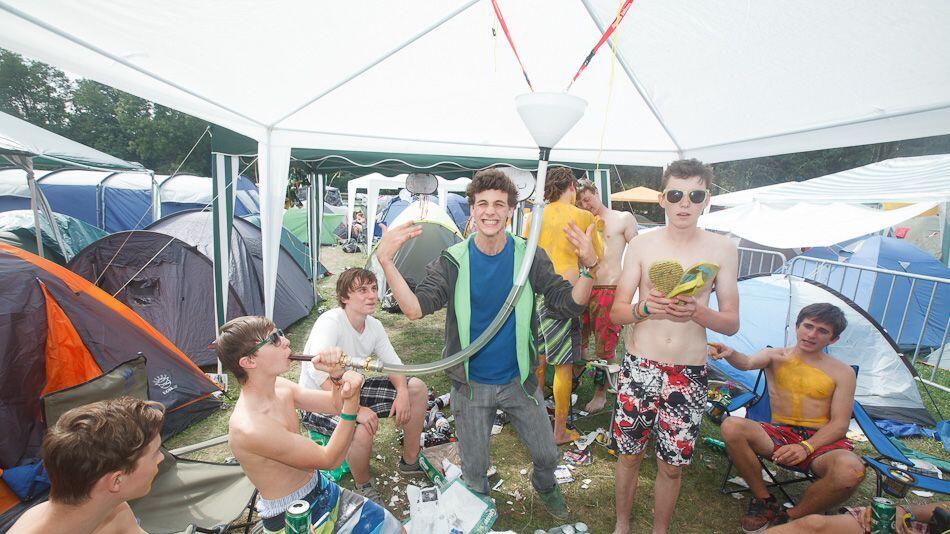 Die Rettugskräfte hatten einen ruhigen 1. Frequency-Festivaltag.