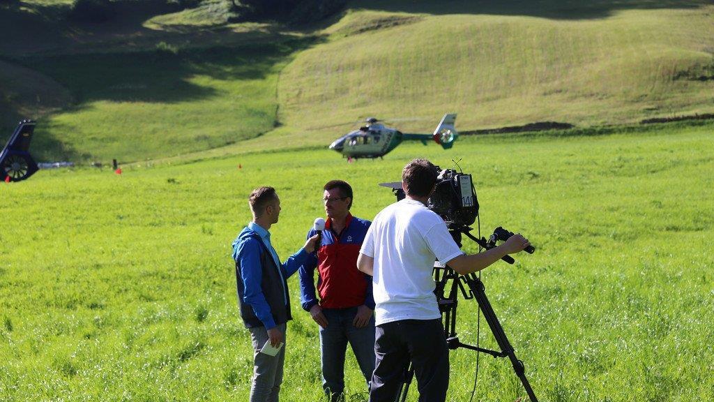 Medienandrang am Untersberg enorm