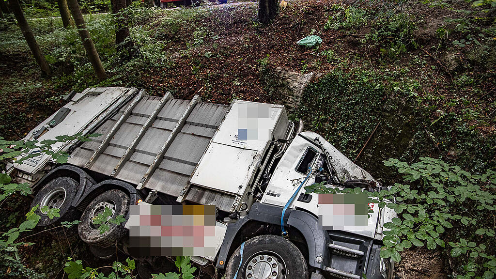 Lkw-Absturz Hallwang