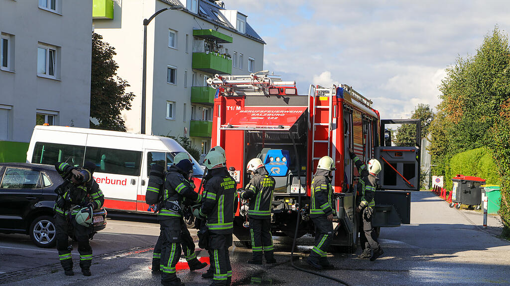 Balkonbrand in Maxglan