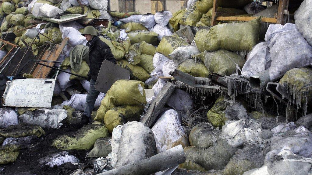 Machtkampf in der Ukraine: Proteste in Kiew