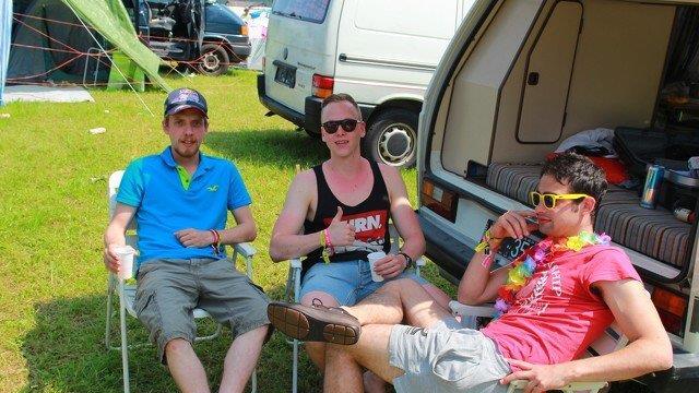 Electric Love: Campingplatz-Impressionen