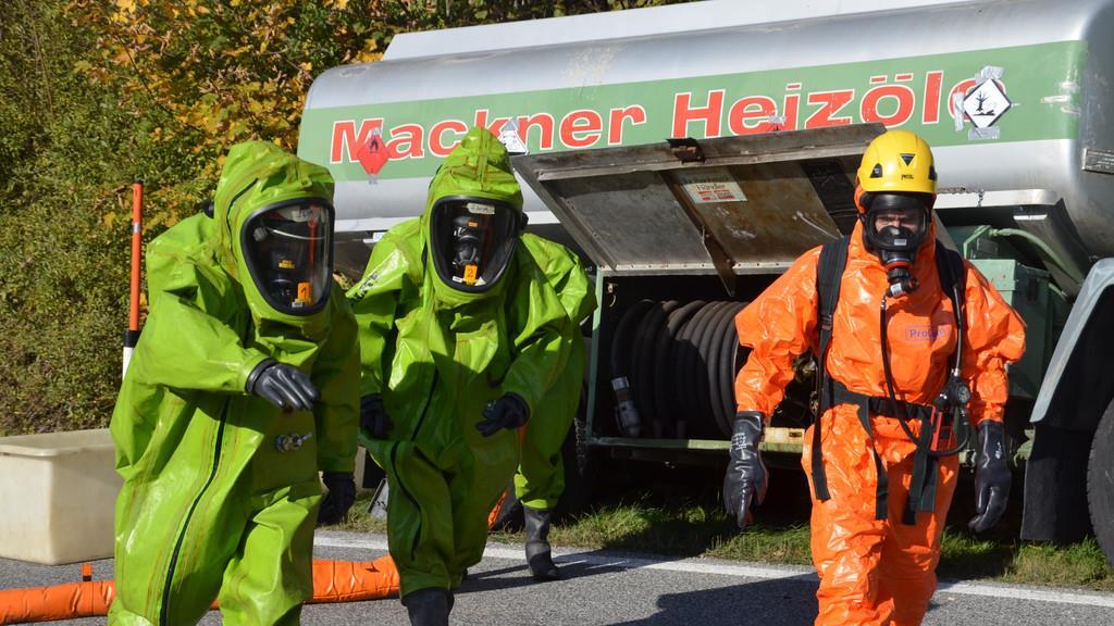 Gefahrgutübung auf der Tauernautobahn II
