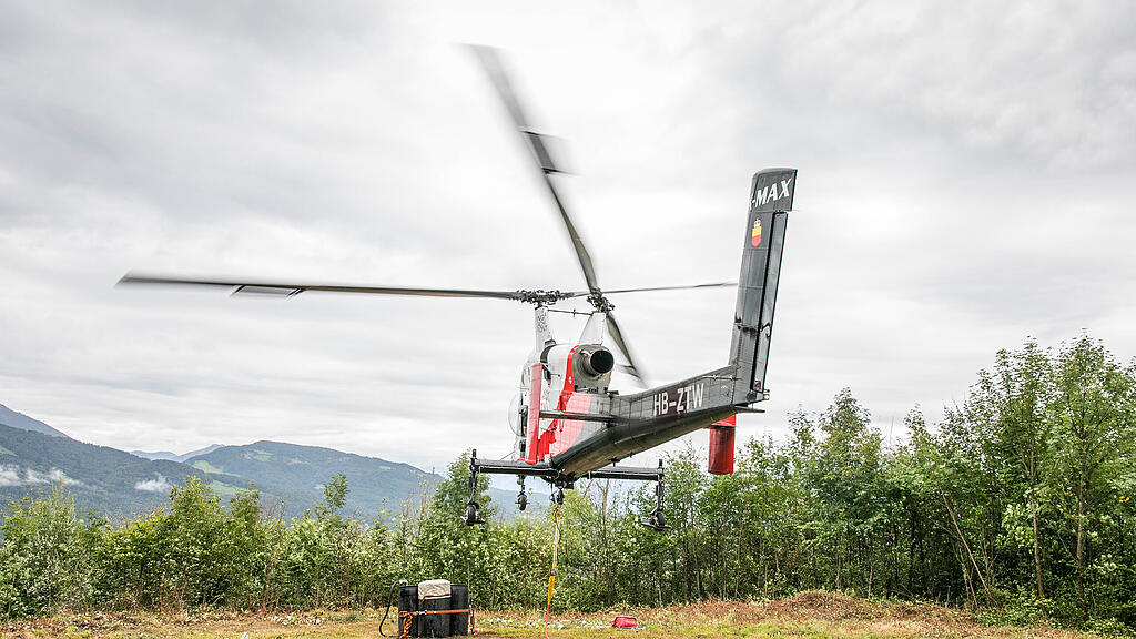 Hubschrauber am Kapuzinerberg II