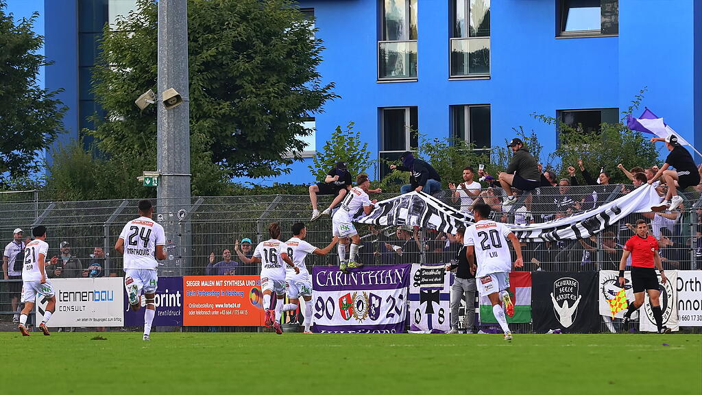 Austria Salzburg gegen Austria Klagenfurt