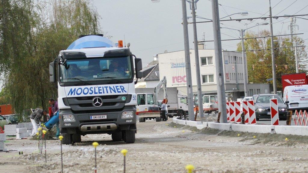 Münchner Bundesstraße: Baustelle fast fertig