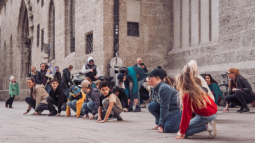 Flashmob-Tanzen am Welt-Down-Syndrom-Tag