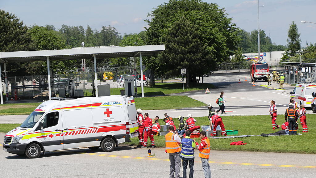 EInsatzübung, Salzburg Airport