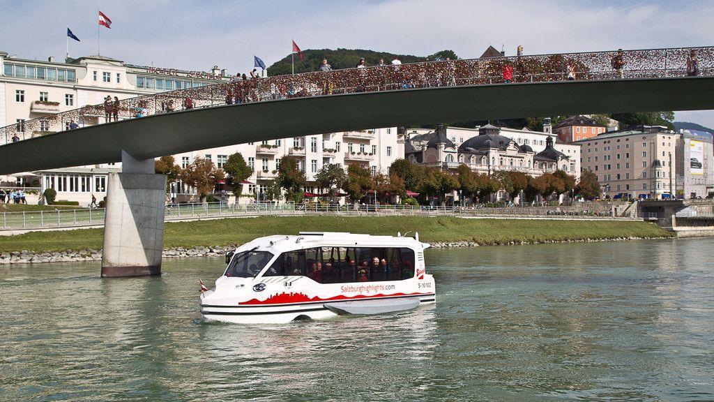 Ausfahrt mit dem Amphiebienbus