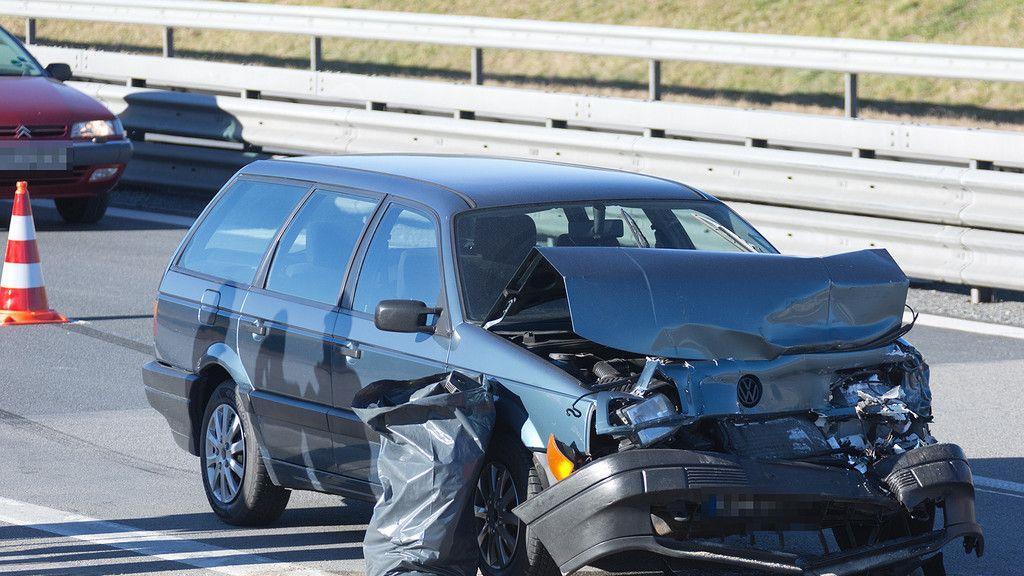 Auffahrunfall auf der A8 bei Neukirchen