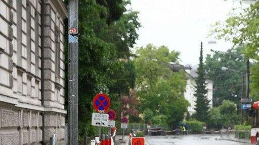 Apsperrungen werden errichtet