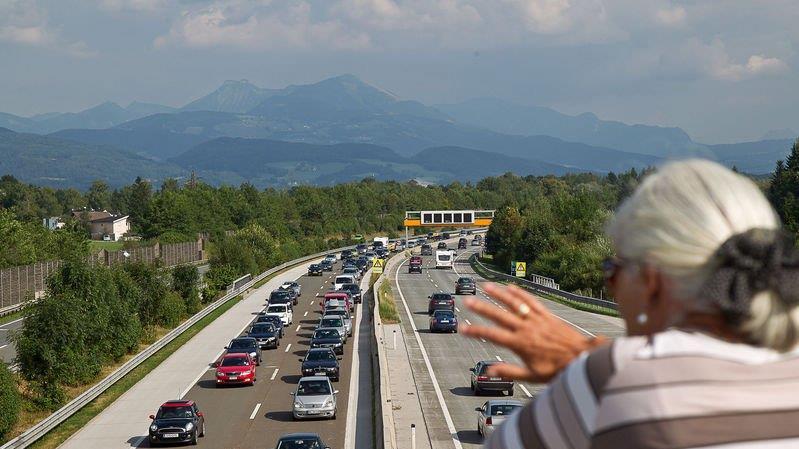 Rückreiseverkehr auf A10