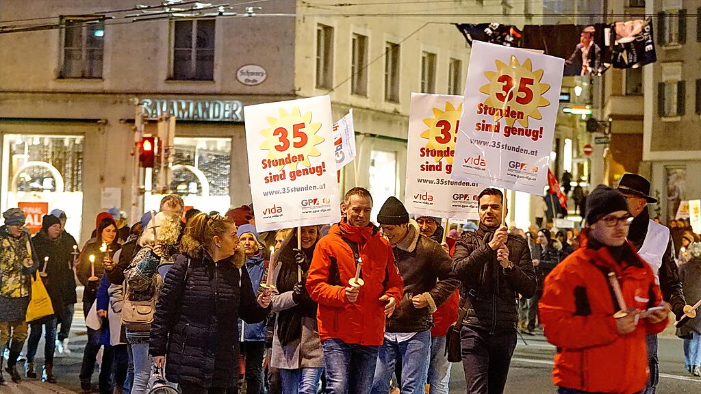 Fackelmarsch, Stadt Salzburg