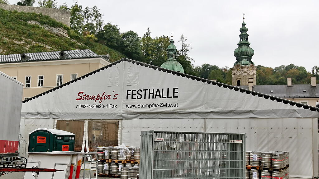 Aufbau Rupertikirtag 2022
