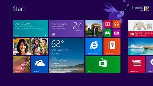 "8.1 ist ein veredeltes Windows 8" - auffälligste Neuerung: die Rückkehr des Start-Buttons.