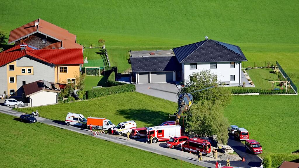 Waldbrand-Übung in Koppl und am Nockstein