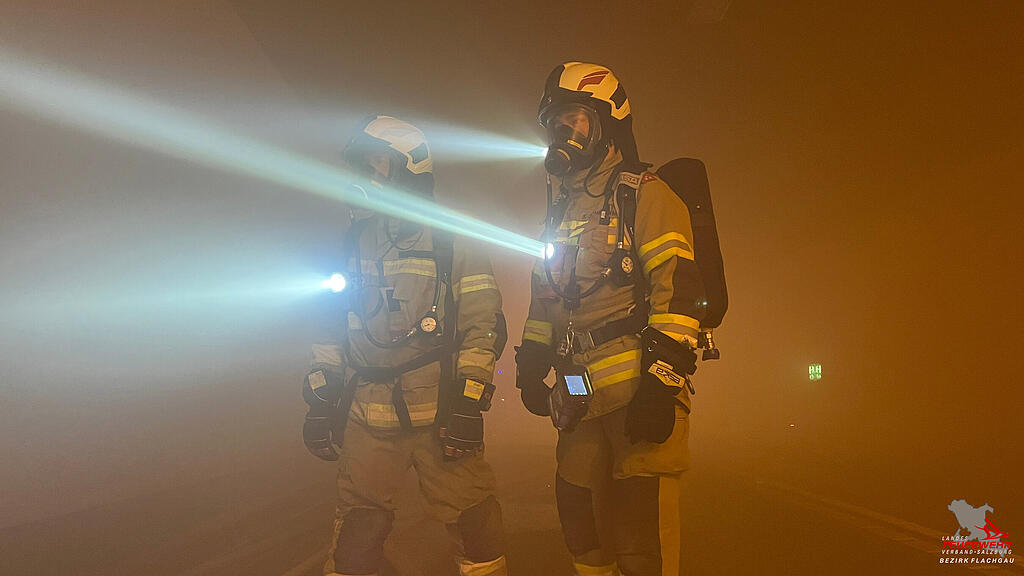 Feuerwehr-Übung Umfahrungstunnel Henndorf