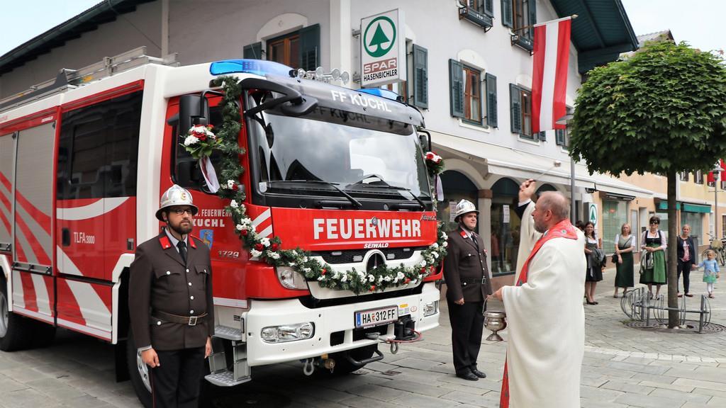 Fahrzeugsegnung in Kuchl