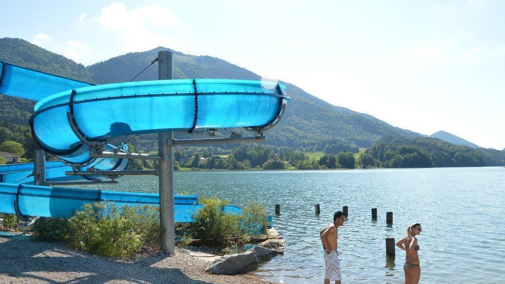 Badespaß am Fuschlsee