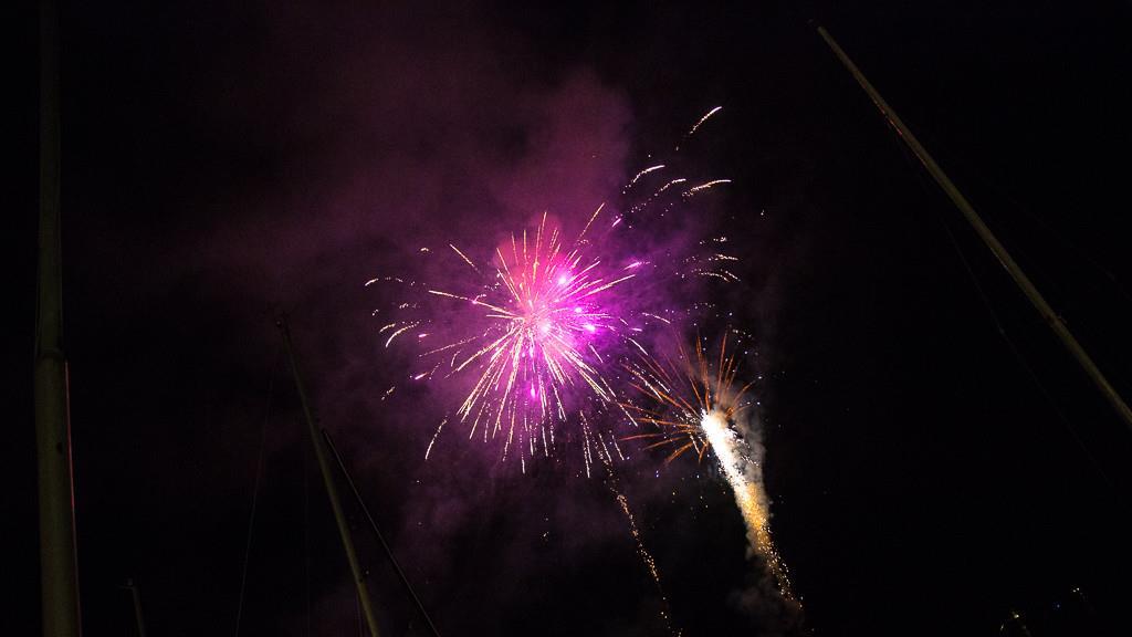 Das spektakuläre Feuerwerk am Seefest Mattsee