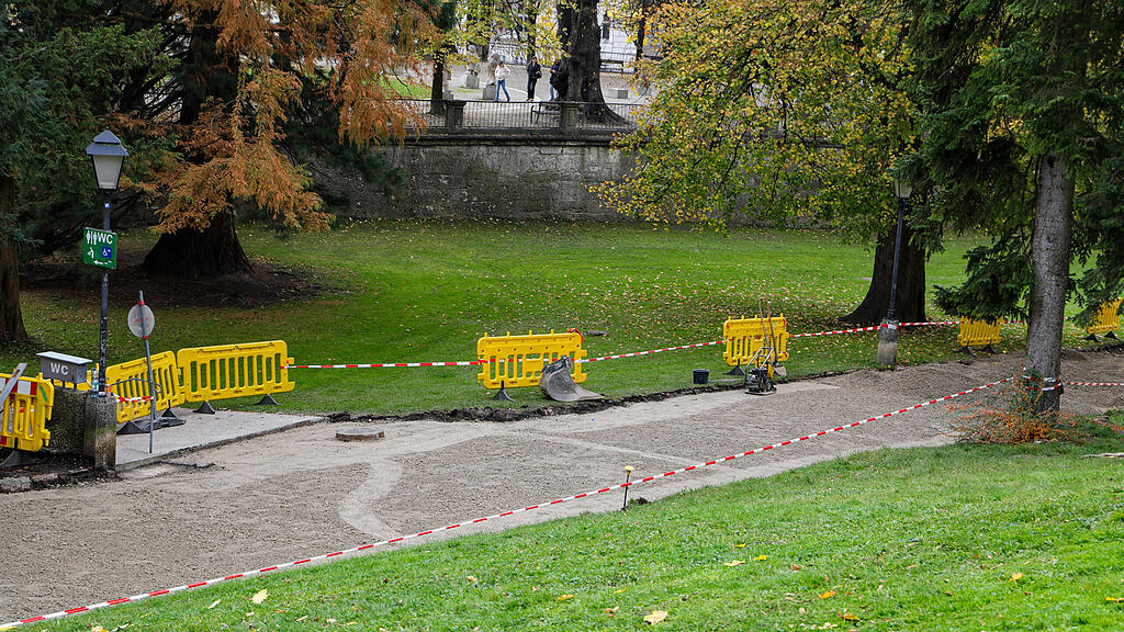 Rad- und Fußwege im Salzburger Kurgarten werden erneuert