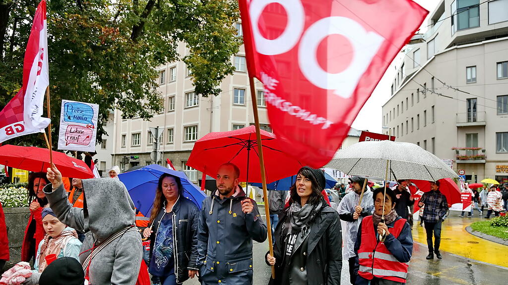 ÖGB-Anti-Teuerungs-Demo Salzburg