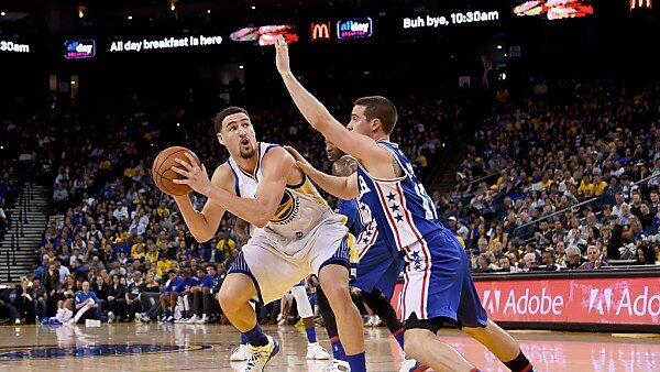 Klay Thompson steuerte 40 Punkte für die Warriors bei