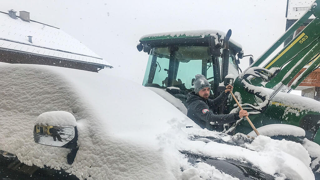 Neuschnee im Lungau
