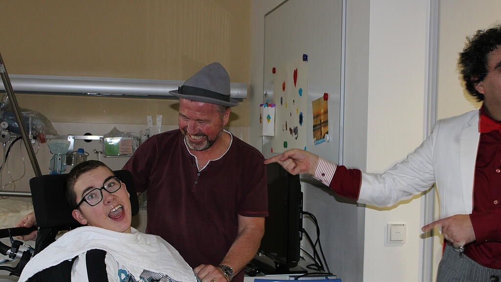 Clownvisite im Salzburger Uniklinikum