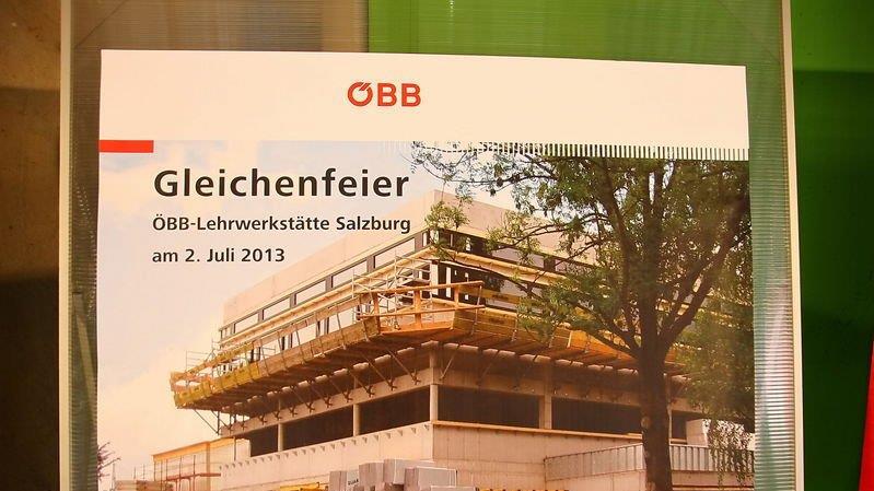 Gleichenfeier der ÖBB-Lehrwerkstätte, I