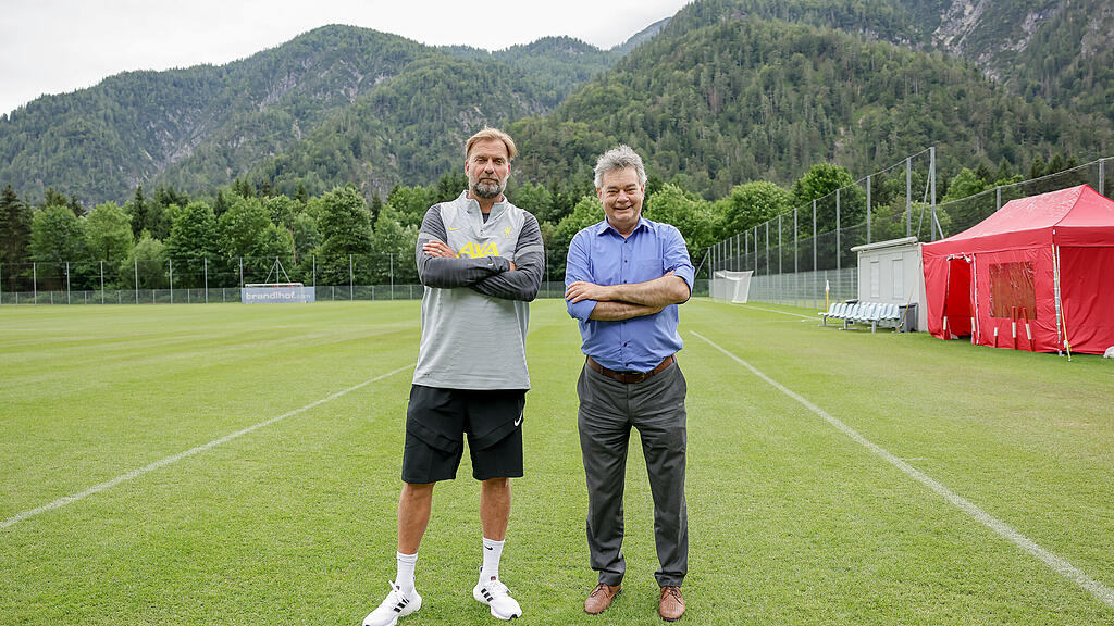 Kogler trifft FC-Liverpool-Teammanager Jürgen Klopp
