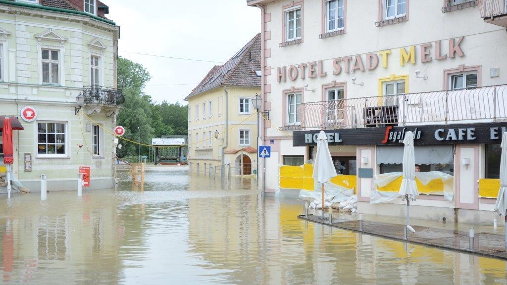 Hochwasser in NÖ: Emmersdorf und Melk
