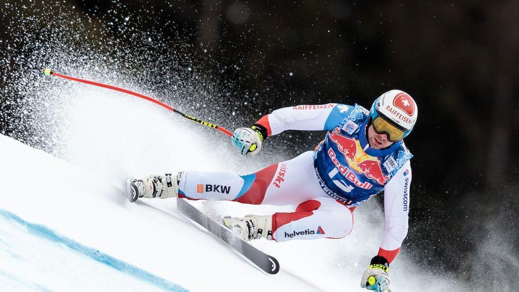 Abfahrtstraining in Kitzbühel