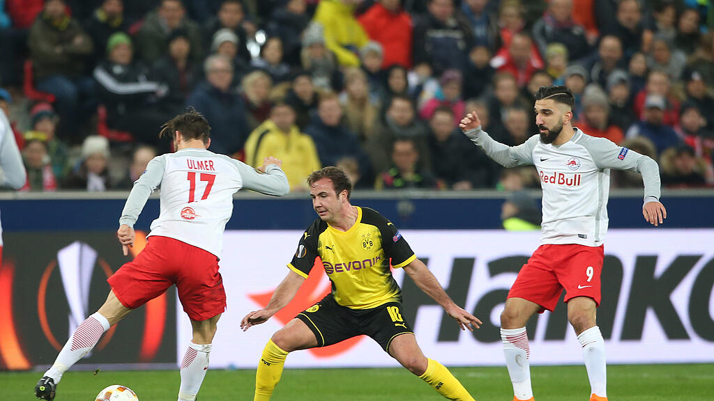 Weltmeister Götze (mi.) wurde sogar zur Halbzeit ausgewechselt.