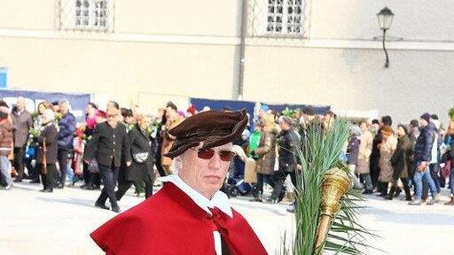 Palmsonntag-Prozession am Domplatz