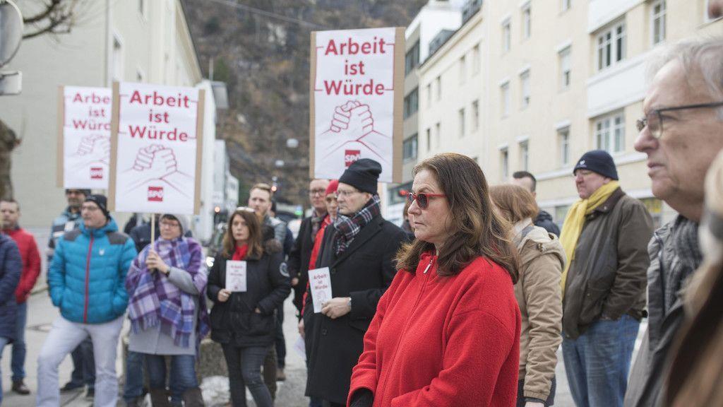 Demonstration der SPÖ