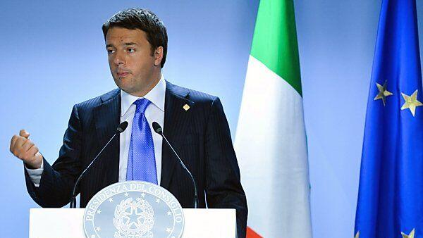 Italiens Ministerpräsident Renzi