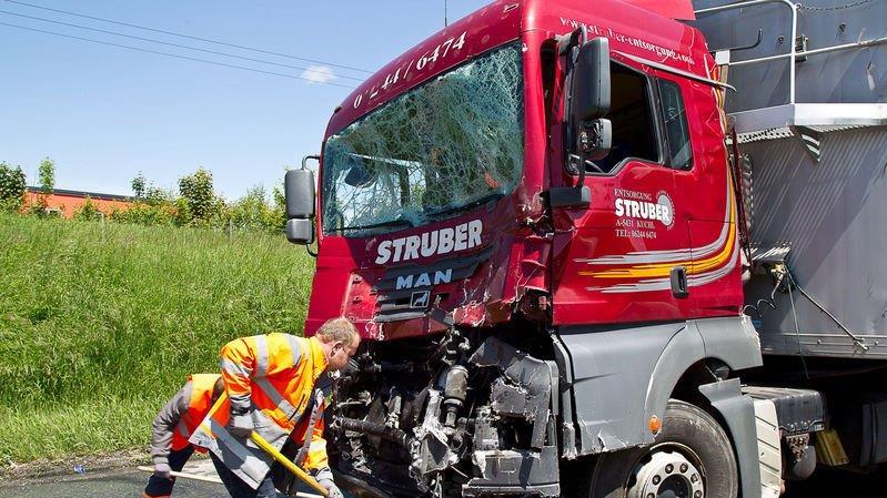 Lkw-Crash auf A1 II