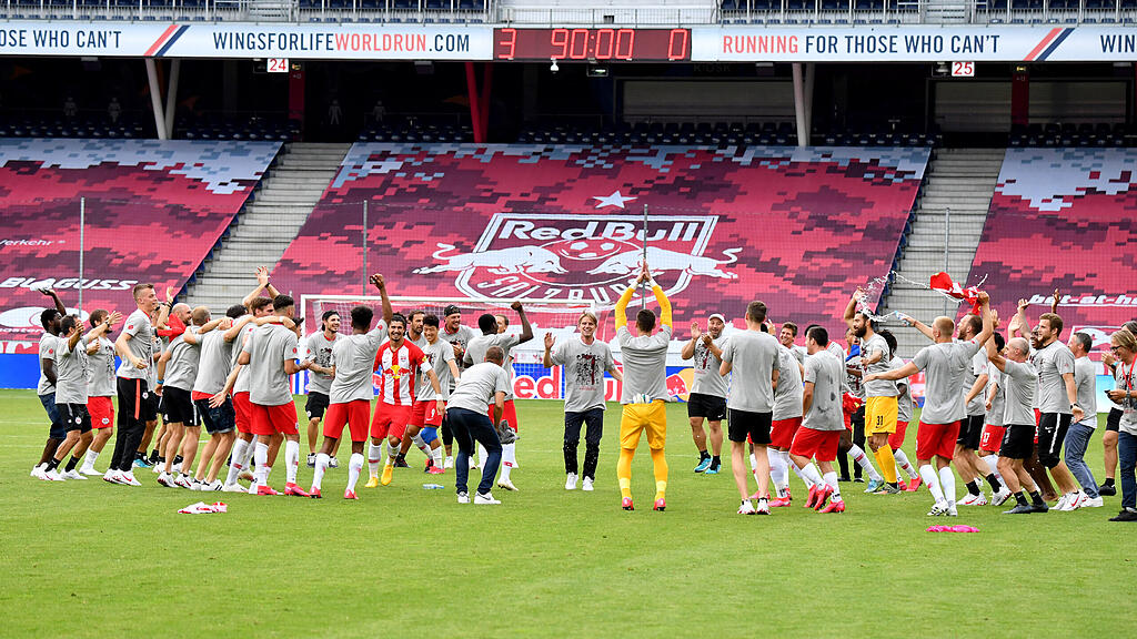 Salzburg gegen Hartberg, Meisterschaft, Meistertitel