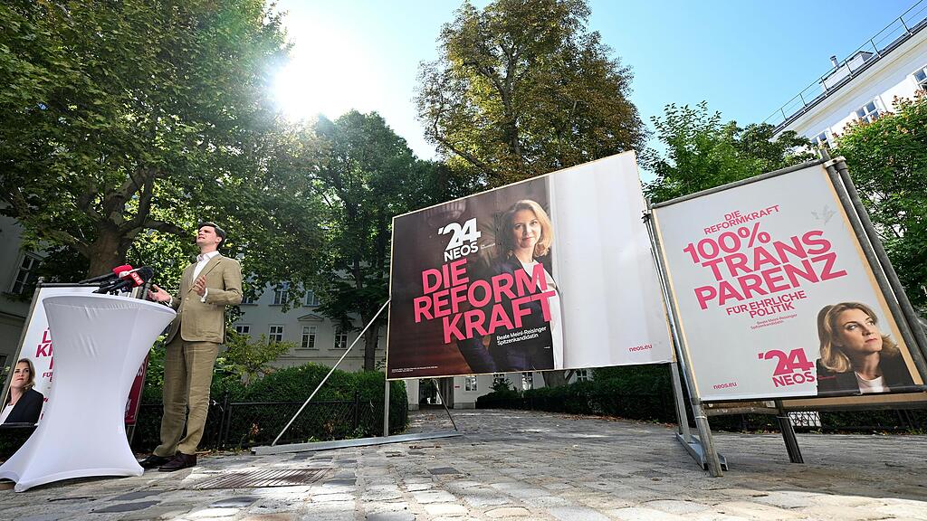Plakatwelle der NEOS